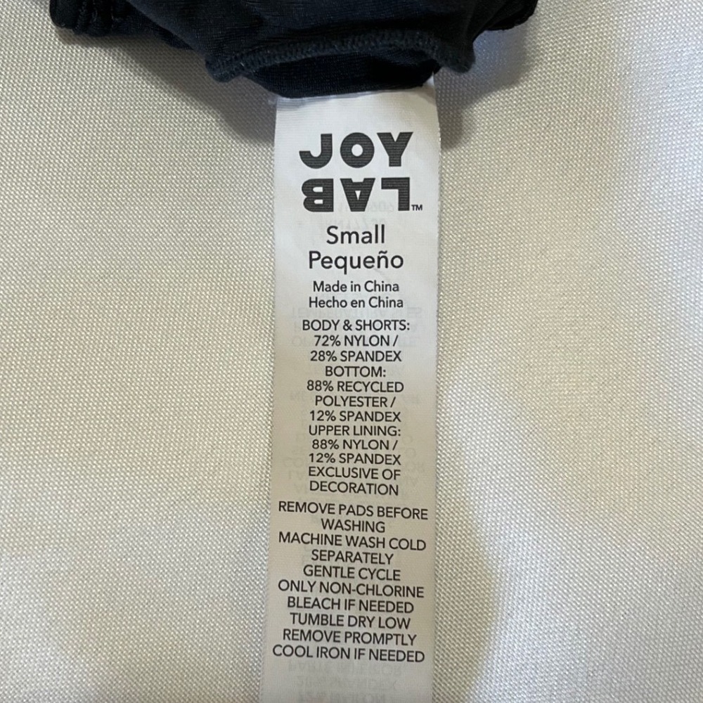 JoyLab Black Pleated Tennis Dress with Built-in Shorts and Pockets Small - Picture 3 of 9